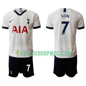 Tottenham Hotspur SON 7 Bambino Maglia Prima 2019/2020 Manica Corta (+ Pantaloncini)